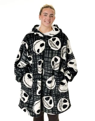 Disney The Nightmare Before Christmas Negro Jack Skellington Sudadera con capuch - Imagen 1 de 4