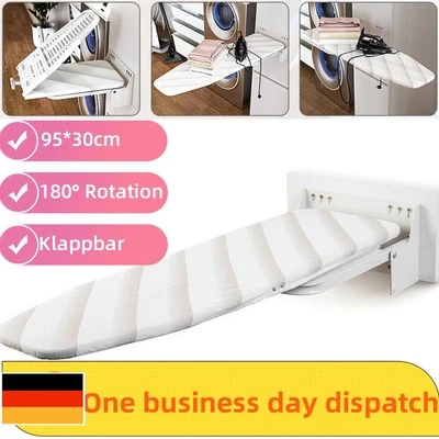 Bügelbrett Wandmontage Wandbügelbrett Klappbar  180° Drehung Bügeltisch 95*30cm - Bild 1 von 4