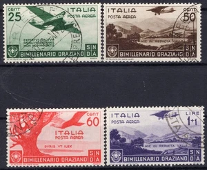 POSTA AEREA BIMI.DELLA NASCITA DI ORAZIO SERIE COMPLETA SASS.A95-98 USATI - Foto 1 di 2
