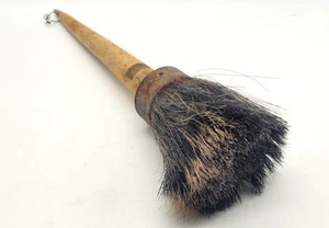 Vintage French Paint Brush Chateau Core Rustic Home Decor Artisan Art Horse Hair - Picture 1 of 13