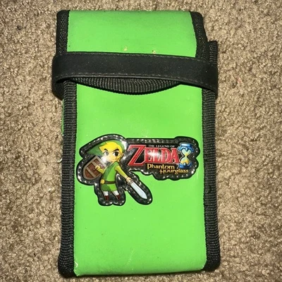The Legend of Zelda Phantom Reloj de Arena Switch N Llevar Nintendo DS Estuche Verde Suave Foto 1 de 4