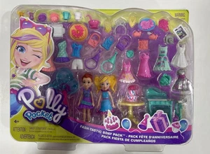 Polly Pocket Fash-tastic Bday Pack Mattel 2018 - Picture 1 of 2