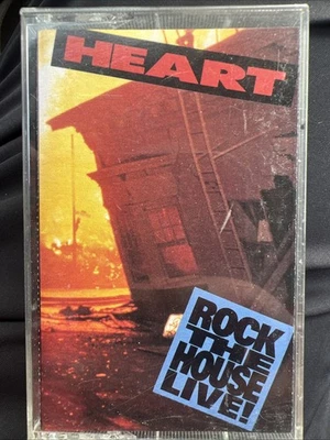 Heart – Rock The House Live! - 1991 Capitol Records Rock Cassette Tape, Album - Image 1 of 4