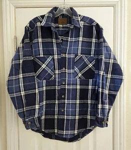 Vintage St. John’s Bay Heavyweight Men XL Button Up Shirt Pocket Plaid Flannel - Bild 1 von 12