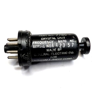 Vtg Radio lotnicze Ogólne Elektryczny kryształ 7785 Tube 8870 Khz 8,870 MHz MC F6 - Zdjęcie 1 z 4