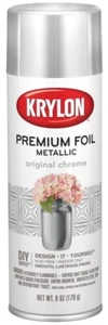 Krylon Premium Foil Metallic Original Chrome Aerosol Spray Paint 6oz can - Picture 1 of 1