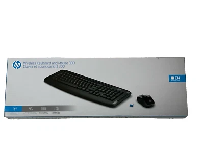 NEW UNOPENED HP Keyboard & Mouse Set 300 - Image 1 of 4