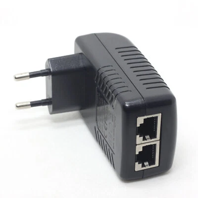 2.5G Gigabit 48V PoE Injector Adapter 802.3at U6 Enterprise (EU AC plug type) - Image 1 of 4