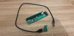 1 x Powered Riser Adapter Grafikkarte Verlängerungskabel Verlängerung - Bild 1 von 5