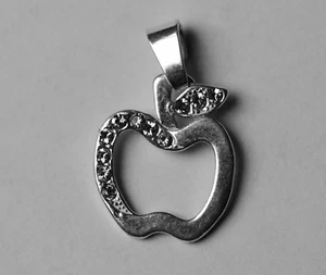Elegante colgante de plata - APFEL 2 - elemento Swarovski - plata de ley 925 - Imagen 1 de 2