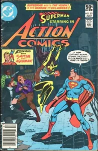 1982 DC Superman Staring in Action Comics #521 Lady Fox w Atari Insert VG Good - Picture 1 of 2