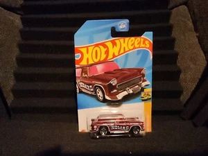 Hot Wheels Classic '55 Chevy Nomad Red Diecast Scale HW Wagons Series #5/5 - Picture 1 of 2