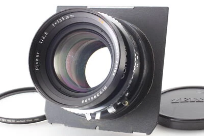 [Exc+4] Carl Zeiss Planar 135mm f3.5 T* COMPUR 1 for Large Format Camera JAPAN - Image 1 of 4