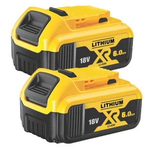 2X 18V 6.0Ah Li-Ion Battery For DEWALT DCB184 XR Slide DCB206-2 DCF885 DCC785 AU - Picture 1 of 11
