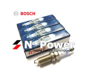 BOSCH SPARK PLUG X4 FOR PORSCHE 912 1965~1969 1.6L 923.02, VOLVO 144 164 P1800 - Picture 1 of 1