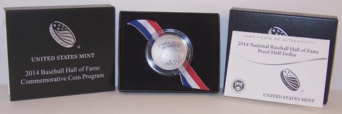 2014 Hall of Fame Proof Clad Half-Dollar - San Francisco Mint - FREE SHIPPING Cover