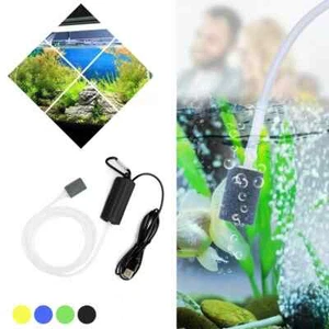 Mini USB Aquarium Sauerstoff Luftpumpe Aquarium Leise Stumm Energiespar Werkzeug - Bild 1 von 13