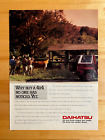 1990 Original Print Ad Daihatsu WHY BUY A 4X4 NO ONE HAS NOTICED YET