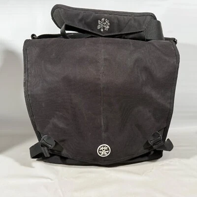 CRUMPLER 8 Eight Million Dollar Home Camera Travel Bag BLACK with GREEN Interior - Image 1 of 4