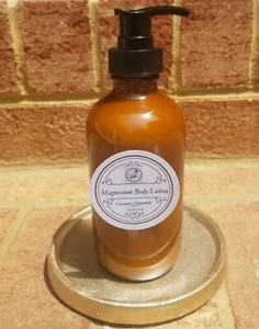 Hochkonzentrierte Magnesium Sheabutter Lotion Lavendel Kamille 8 Unzen Pumpe - Bild 1 von 2