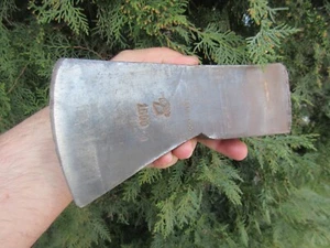 VTG OLD VERY RARE GERMAN WWII WW2 ERA Worder & Pandel FORGED AXE HEAD TOMAHAWK - Picture 1 of 10