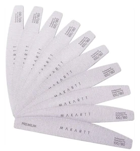 Makartt Nail File Set 100/180 Grit Double Sided Nail Art Manicure Pedicure 10Pcs - Picture 1 of 1