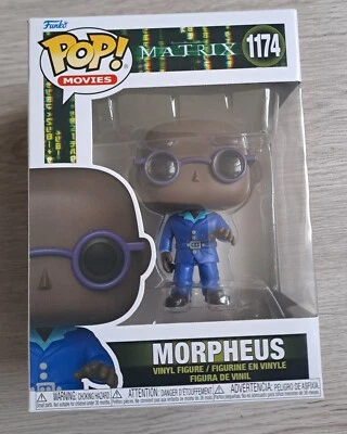Figurine Funko Pop movies Matrix Morpheus 1174 vinyl figure NEUF NEW RARE - Immagine 1 di 2