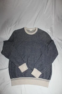 Gap Designed & Crafted Blue 100% Heavy Cotton Knit Sweater Size XL - Picture 1 of 3