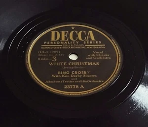 BING CROSBY ... White Christmas ... 78rpm record (excellent condition) - Picture 1 of 4