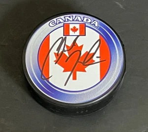 Holograma Puck Beckett de Canadá firmado automáticamente por Claude Giroux Ottawa Senators. - Imagen 1 de 2