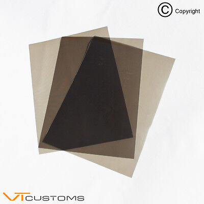 3 X A4 Sheets Medium Smoke Headlight Film For Fog Lights Tint Car Vinyl Wrap • 4.90€