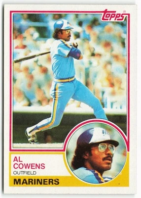1983 Al Cowens Topps - Seattle Mariners - Image 1 of 2