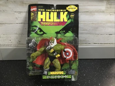 The Incredible HULK Transformations "MAESTRO" com Armadura de Herói Caído MARVEL Novo - Imagem 1 de 3