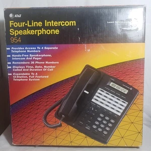 AT&T 954 4-liniowy telefon domofon głośnik system biznesowy z identyfikatorem dzwoniącego pager - Zdjęcie 1 z 8