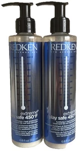 REDKEN EXTREME PLAY SAFE 450 F Heat Protection Treatment 6.8 oz Each Lot Of 2 - Picture 1 of 2