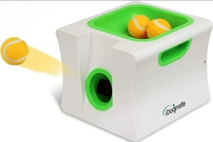 iDOGMATE New Automatic Dog Ball Thrower For Small Dog Rechargeable With 3 Balls - Picture 1 of 4