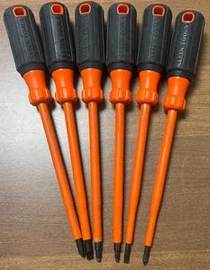 Klein Tools 1,000 Volt 6" Insulated 6 Piece Screwdriver Set - Picture 1 of 6