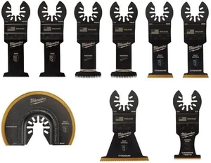Milwaukee Tool 9 Pc. Open-Lok Oscillating Multi-Tool Blade Set 49-10-9113 - Picture 1 of 4