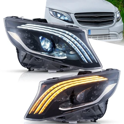 Paar VLAND VOLL LED Scheinwerfer für Mercedez Benz Metris Vito W447 2016-2023 - Bild 1 von 4