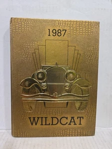 1987 Wildcat Yearbook, Canadian High School, Canadian, Texas - Bild 1 von 6