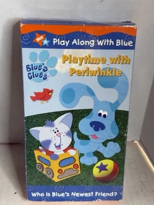 Playtime With Periwinkle VHS Blues Clues 2001 Nick Jr. Classic Cartoon Vintage - Imagen 1 de 2