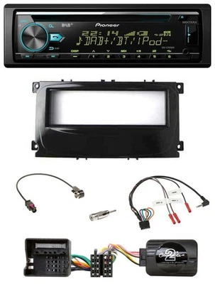 Pioneer DAB Lenkrad CD USB Bluetooth Autoradio für Ford Focus ab 07 Galaxy C-Max - Bild 1 von 4