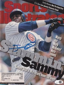 SAMMY SOSA signed (CHICAGO CUBS) Sports Illustrated magazine JSA WB874831 - Picture 1 of 1