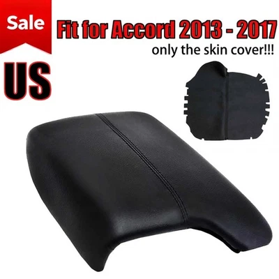For Honda Accord  2013-2017 Center Console Arm Rest Armrest Lid Cover Black USA Foto 1 de 4