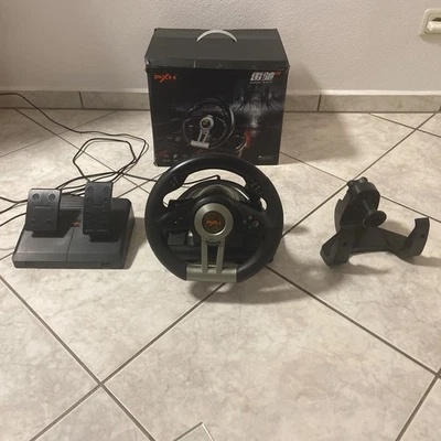 PXN V3 Pro Gaming-Lenkrad 180°, Pedale, Schalthebel, PC, PS4, Xbox, Switch - Bild 1 von 4