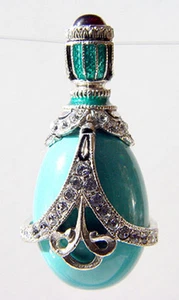  HERVORRAGENDER ANHÄNGER SILBER 925 mit ECHTEM TÜRKIS - Bild 1 von 1