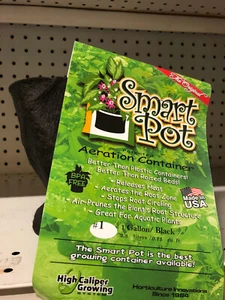 Smart Pot Fabric Grow Bag 1 Gallon (Breathable Planting Aeration Container) - Picture 1 of 1