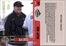Ken Joyce Signed 2014 Grandstand Richmond Flying Squirrels #NNO Card Auto AU