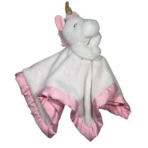 Carters Just One You Unicorn Baby Blanket Pink White Polka Dots Lovey 67643 - Picture 1 of 9