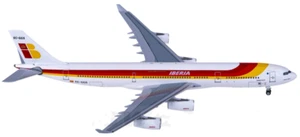 1:400 AeroClassics IBERIA AIRBUS A340-300 Passenger Airplane Diecast Plane Model - Picture 1 of 4